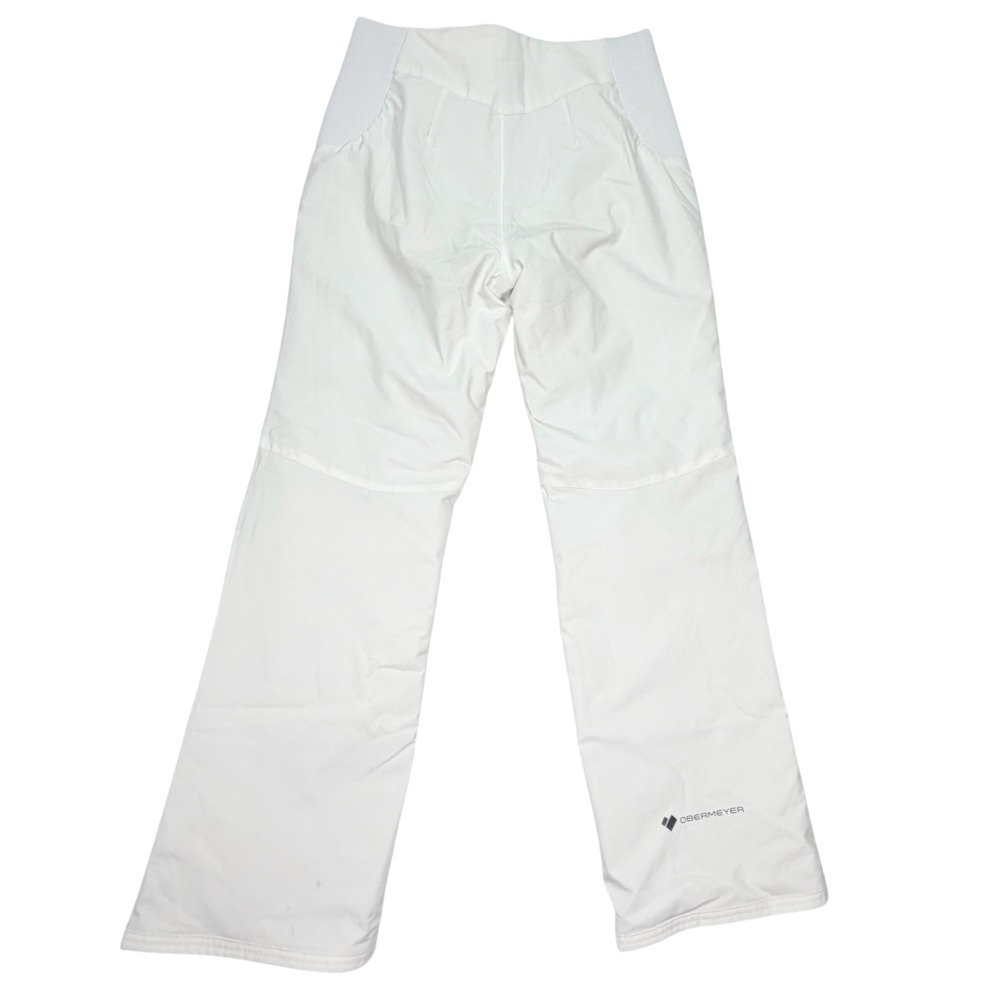 Obermeyer Sugarbush Stretch Ski Pant White Performance Tech Snow Winter - Picture 6 of 16